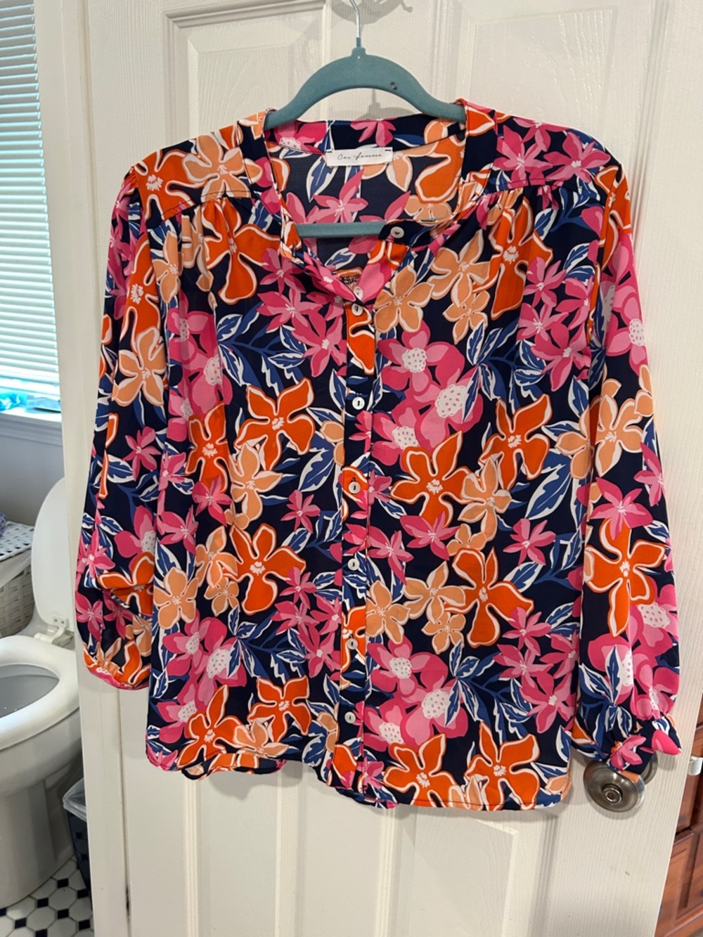 Colorful soft comfortable top.